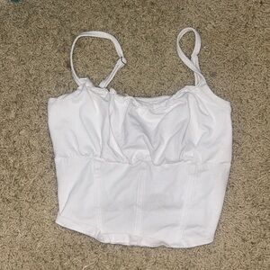 Hollister White Tank